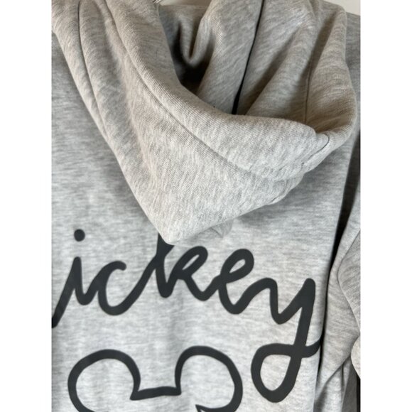 Disney Mickey Women’s Gray Hoodie Sweatshirt Dress Size Small (4/6) - Picture 6 of 15